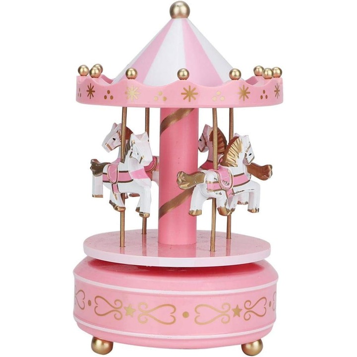 Zenés körhinta, Mmgoqqt, Fa, Mintás, Többszínű