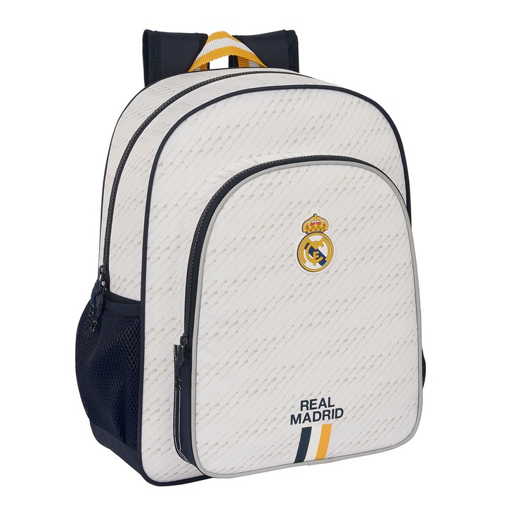 Училищна чанта Real Madrid C.F. Бял, 32 X 38 X 12 cm