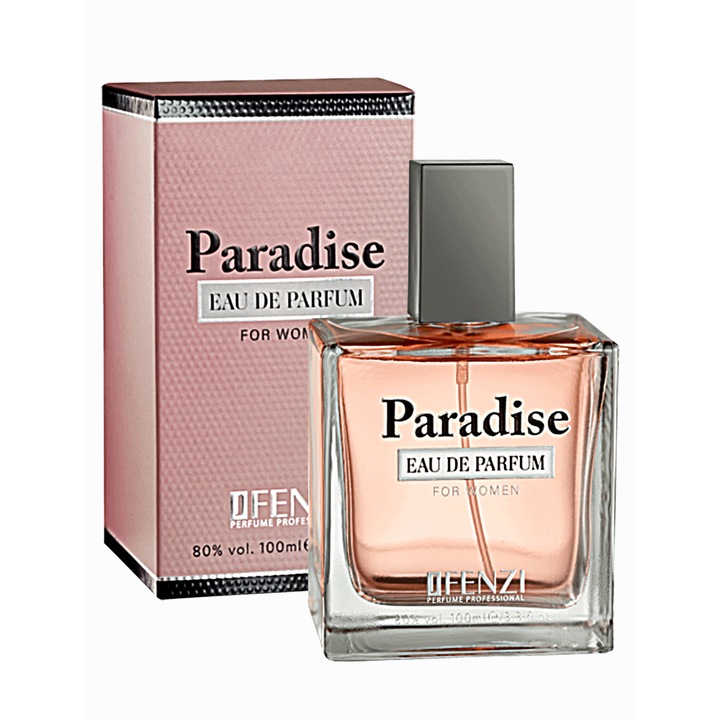Парфюм за жени jFenzi, PARADISE, ЕДП, 100 мл