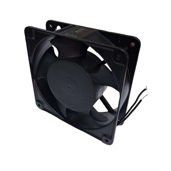 Ventilator Vemark, metal, axial, rulment, 220VAC, 2P, 0, 08A, 80x80x38mm, 44m3/h