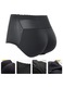 Chiloti Body modelatori cu push up, pernute pentru solduri, poliester/nylon, Bej, M, Negru