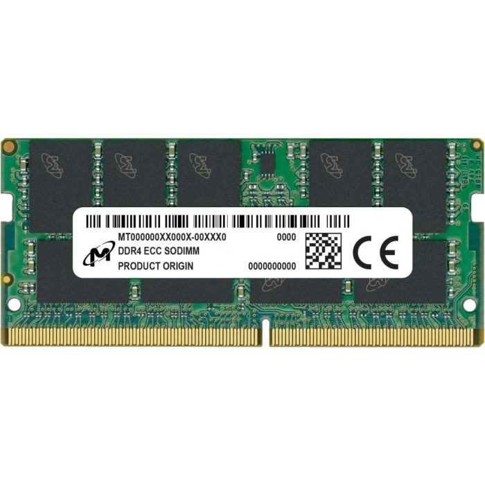 Placa de memorie, Micron SO-DIMM ECC, DDR4, 16 GB, 1Rx8, 3200 MHz