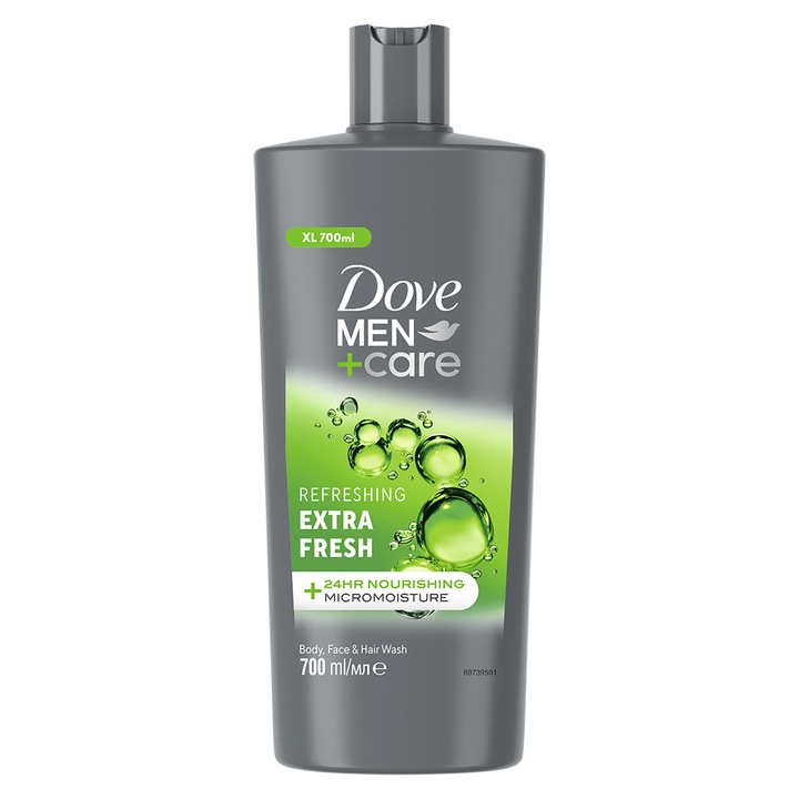 Gel de dus Dove Men+Care Extra Fresh, 700 ml