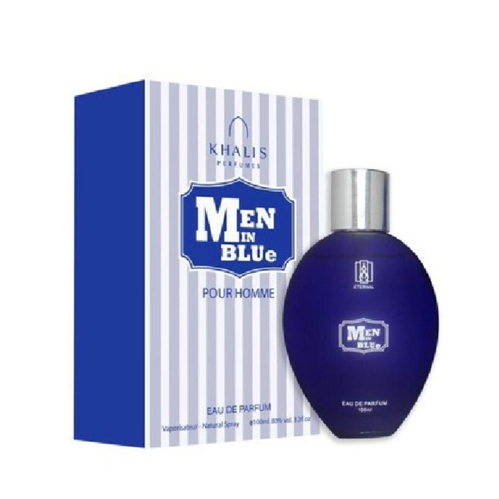 Parfüm MEN in BLUE by KHALIS PERFUMES, Férfi illat, 50 ml