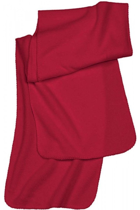 Uniszex sál, polár KP878, piros, univerzális