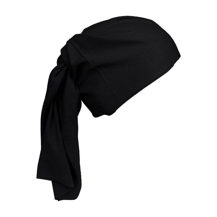 Унисекс бандана KP065, черна, универсална