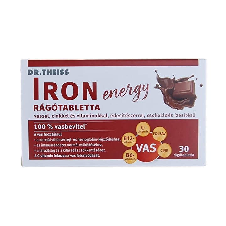 Tablete masticabile IRON energy Dr. Theiss 30buc