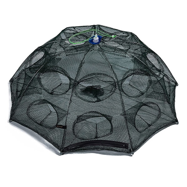 Plasa de pescuit pliabila Coolmango, Capcana automata pentru raci si ...