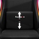 Стол за игри, Huzaro Force 6.3, регулируеми подлакътници, регулируема лумбална опора, възглавница за врата, мрежа, 130 кг, RGB осветление, черен