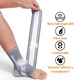 Glezniera Elastica Hasepe® Bandaj Tip Soseta Cu Banda Velcro Reglabila, Glezniera Elastica Cu Compresie Si Suport Stabil Pentru Glezna, Glezniera Elastica Marime Universala Unisex Pentru Sport Si Confort Zilnic, Material Respirabil Cu Fixare Sigura