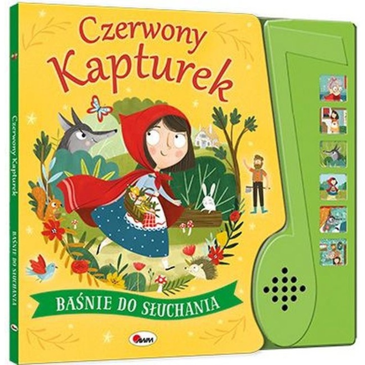 Czerwony Kapturek könyv. Baśnie do słuchania, AWM, 2023, lengyel nyelv