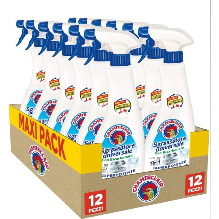 Set 12 X Degresant Spray Chanteclair cu bicarbonat, 700 ml