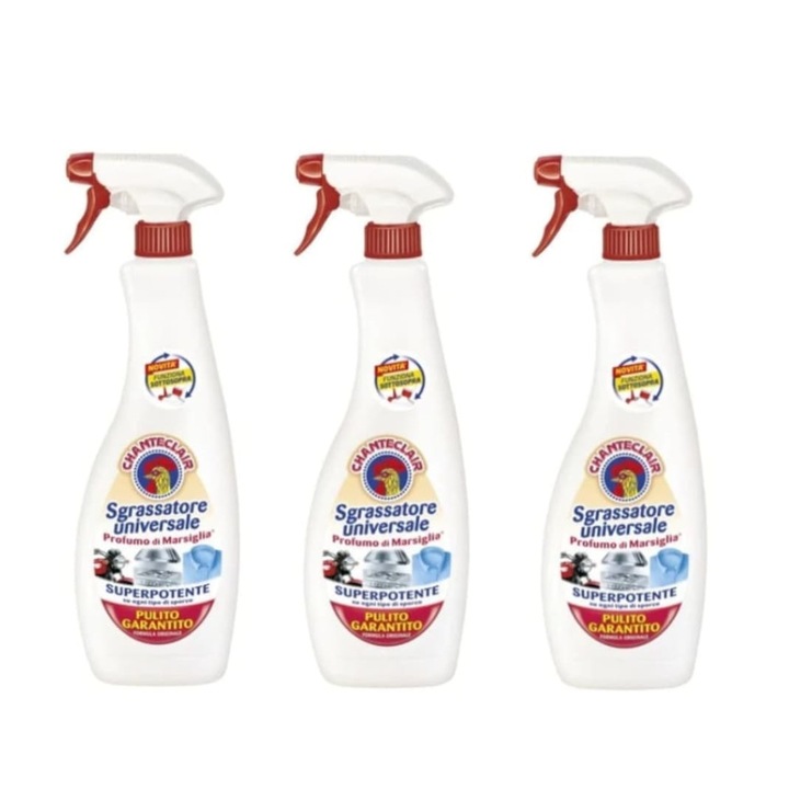 Set 3 bucatii Degresant Universal Chanteclair cu parfum Marsilia 700ml