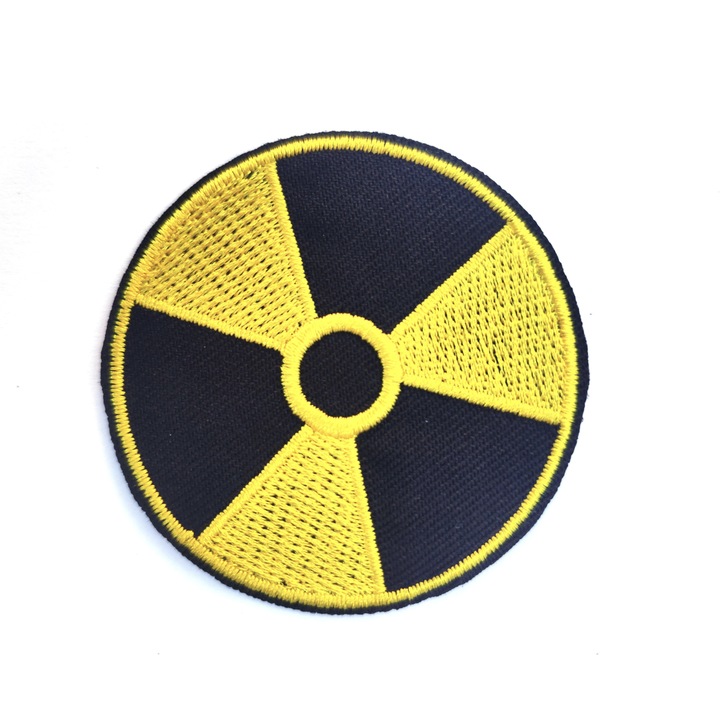 Нашивка за опасност, Многоцветна, Текстилна, 5, 6 см, INOVATIX