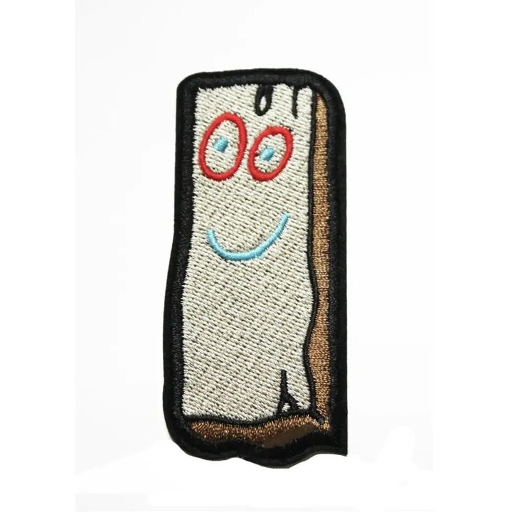 Petic textil Scandura Ed, Edd si Eddy, Multicolor, 9 cm x 3, 9 cm, INOVATIX