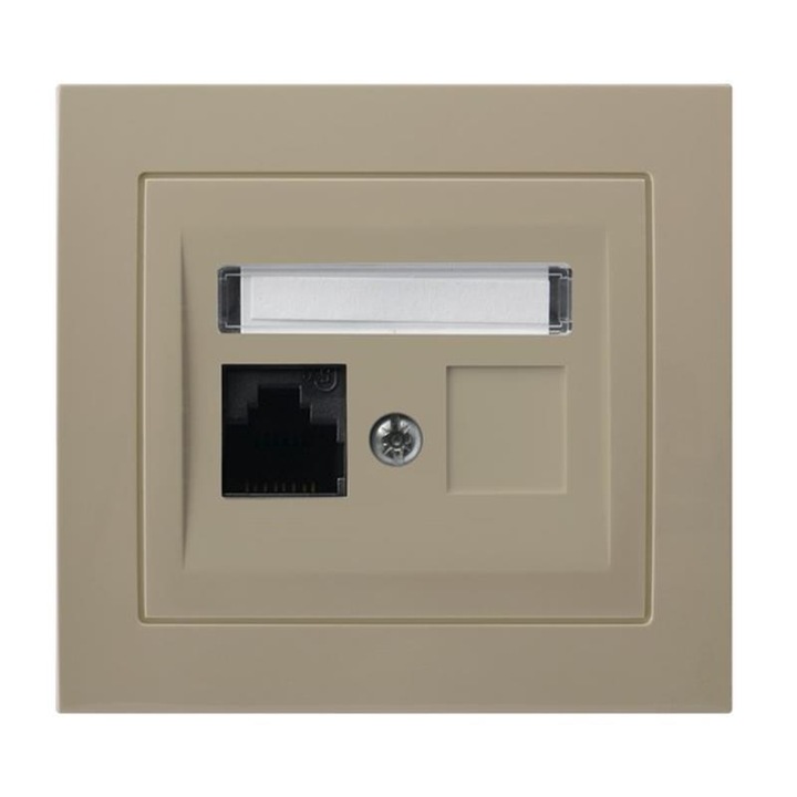 Priza de calculator GPK-1W/K/01, Ospel, Bej