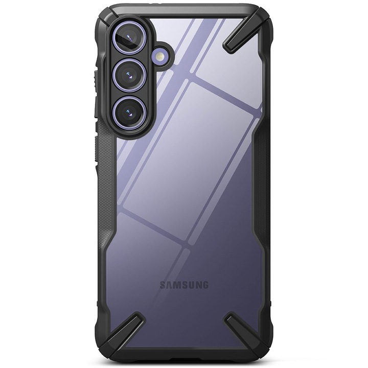 Панел Ringke Fusion X съвместим със Samsung Galaxy S24 Plus, Черен