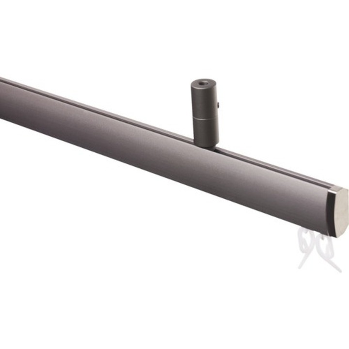 Galerie Simpla Aluminiu, Prindere De Tavan, Bronz 100 Cm