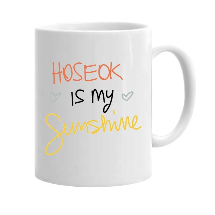 Személyre szabott bts jhope bögre, kerámia, INOVATIX, 330 ml