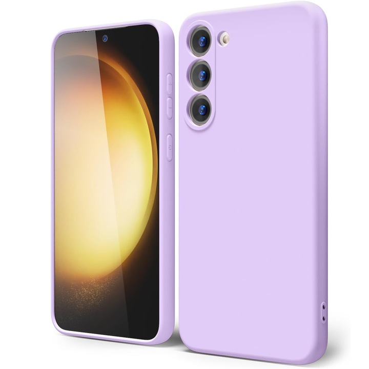 Калъф за Samsung Galaxy S24 Premium Silicon Daden, Защита на камерата, Удароустойчив, Лилав