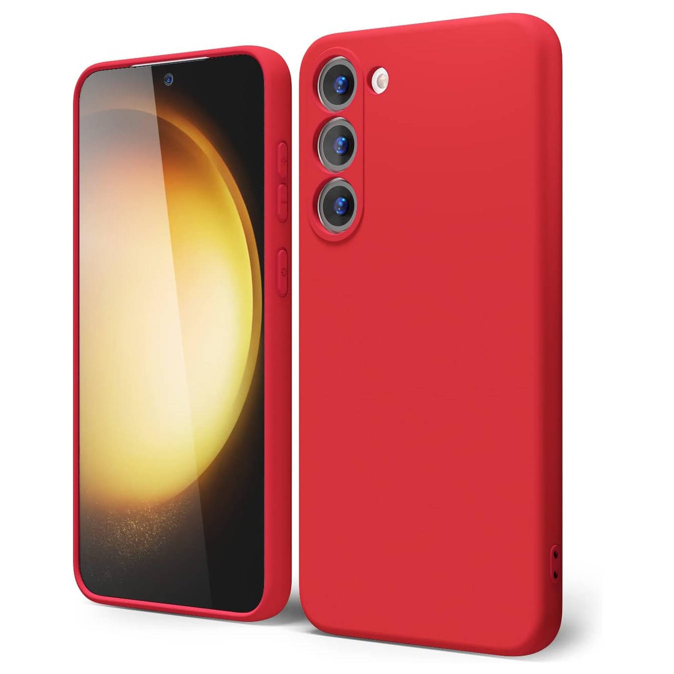 Husa pentru Samsung Galaxy S24 Plus Premium Silicon Daden®, Protectie Camera, Antisoc, Calitate Premium, Rosu