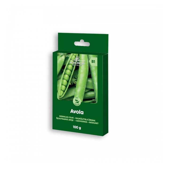 Seminte, Mazare de gradina pitica Avola, Agronom, 100 gr