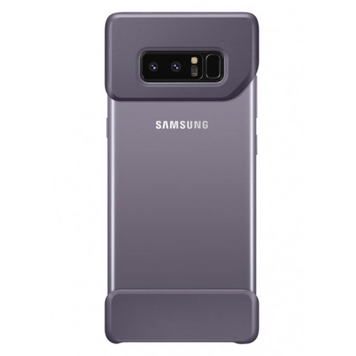 Защитен капак от 2 части, съвместим със Samsung Galaxy Note 8, Силикон, подсилени ръбове, Сив