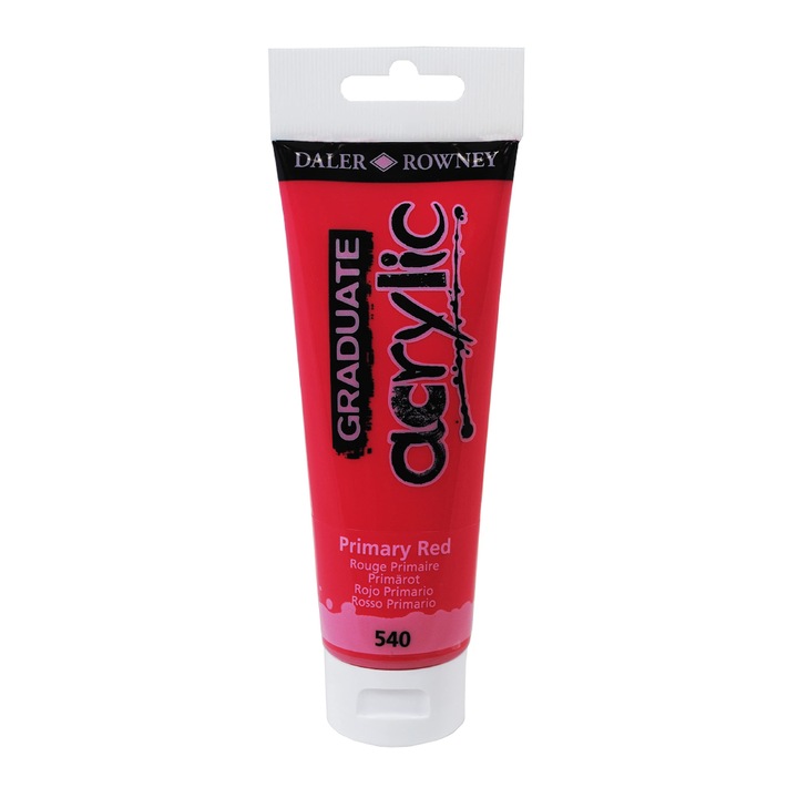 Culoare acrilica Graduate Daler Rowney - Primary Red - 120 ml