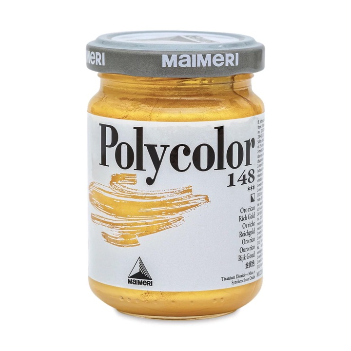 Culoare vinilica Polycolor Maimeri - Rich Gold - 140 ml