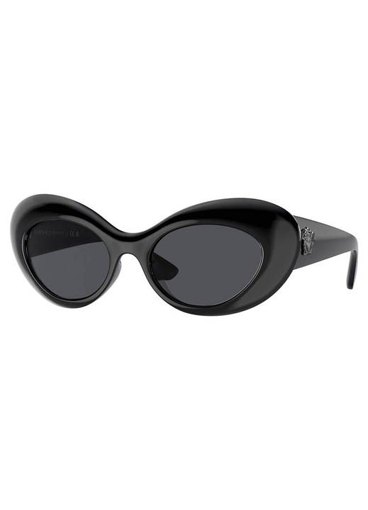 Női napszemüveg, Versace, Acetát, Fekete, 52-19-140