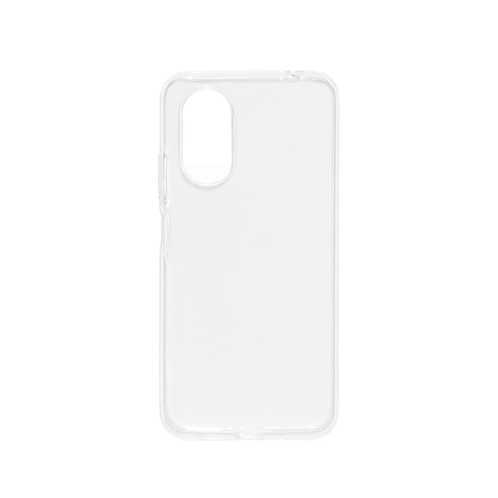 Защитен силиконов калъф, съвместим със смартфон Allview V10 VIPER, полупрозрачен, бял