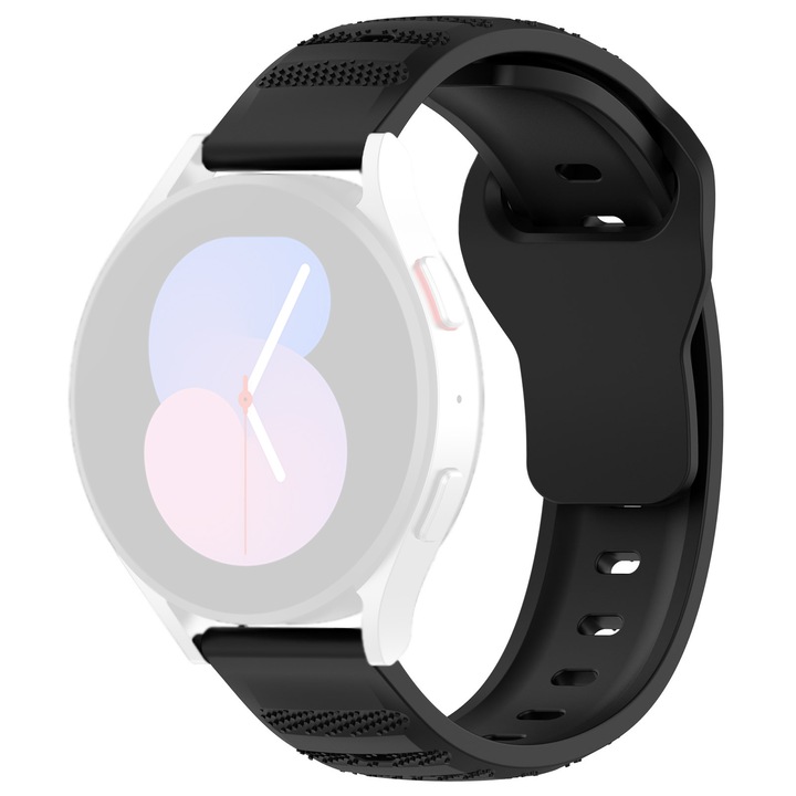 Каишка за Huawei Watch GT 2 (46mm)/GT 2 Pro/GT 3 Pro (46mm)/Ultimate, Xiaomi Watch S1, Techsuit Watchband (W050), черен