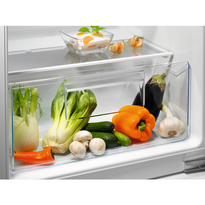 Frigider cu doua usi Electrolux LFB2AE88S, 124 l, Usa reversibila, Control electronic, Clasa E, H 88 cm