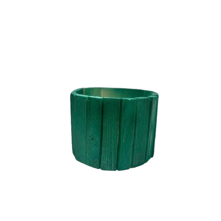 Kézzel készített fadoboz modell 3, átmérője 12cm, magassága 10cm