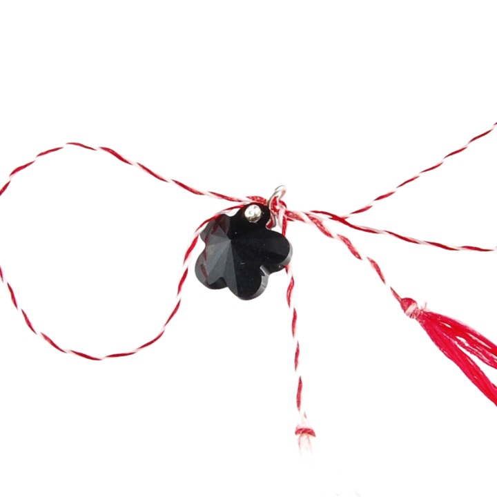 Martisor virág 12 mm-es swarovski kristály különböző színekben