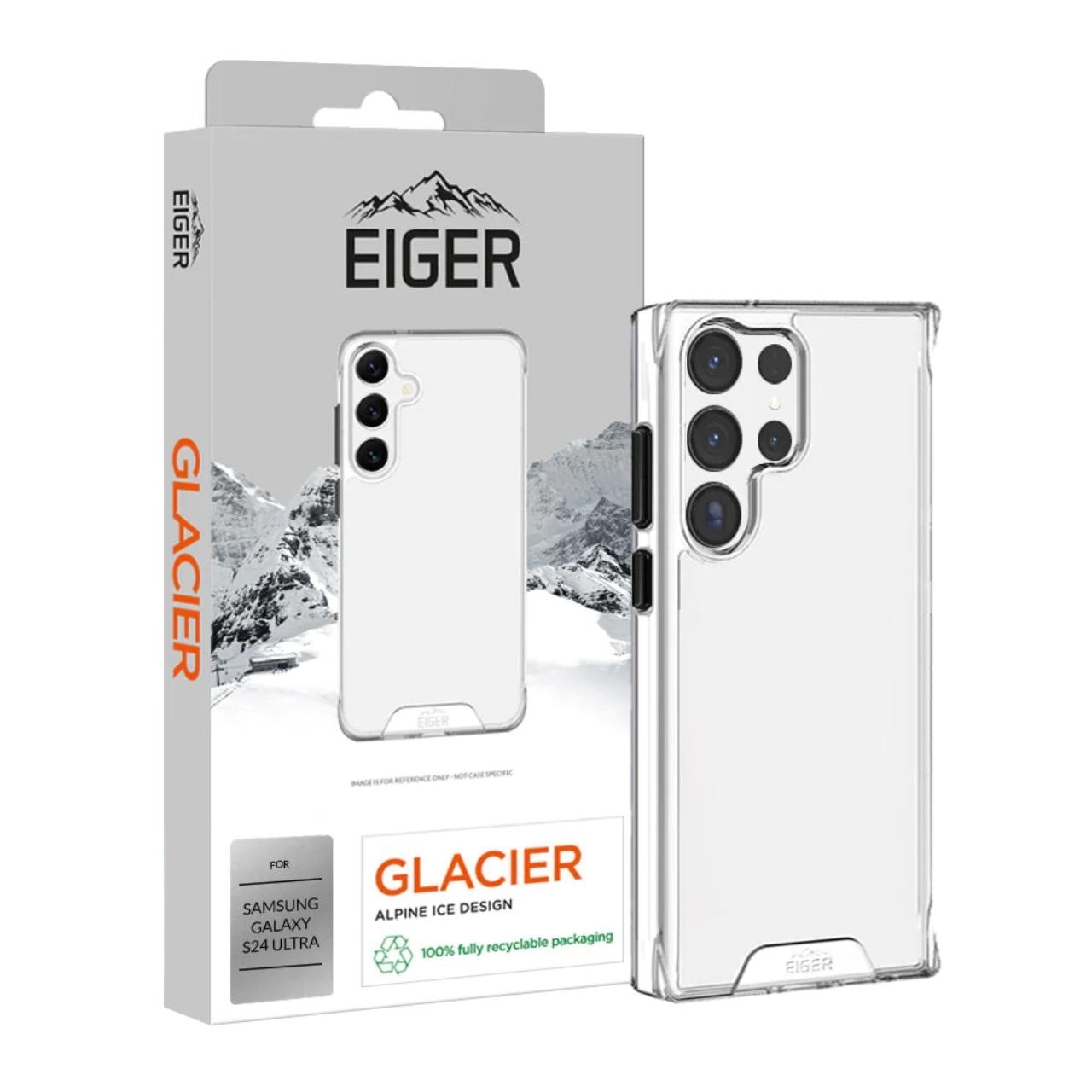 Husa Eiger Glacier Case compatibila cu Samsung Galaxy S24 Ultra Clear