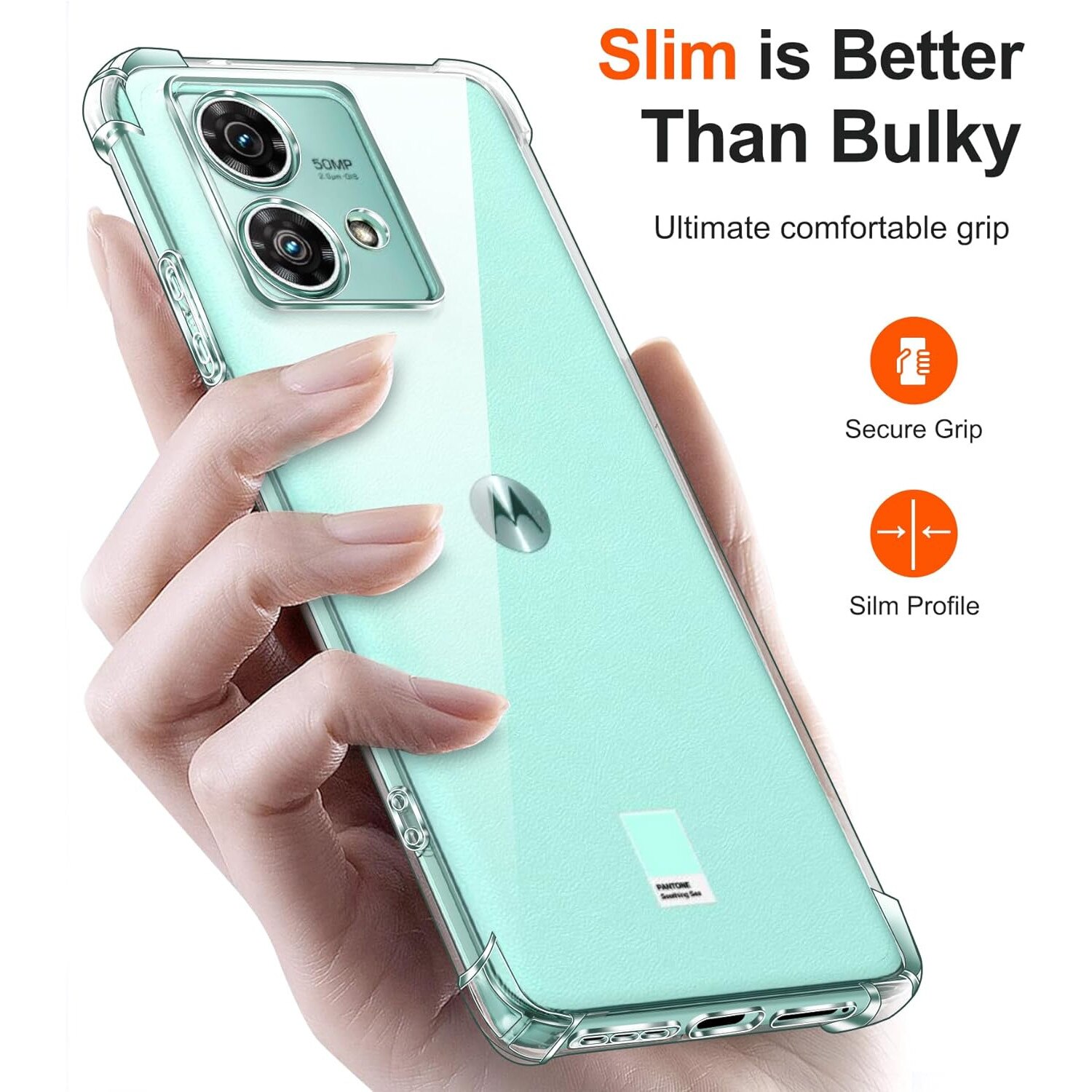 Husa protectie Mat-Tech compatibila cu Motorola Edge 40 Neo, Protectie Camera, Colturi anti-soc, Decupaje Precise, Rezistenta la impact, Margini ridicate pentru protectia ecranului, Transparenta