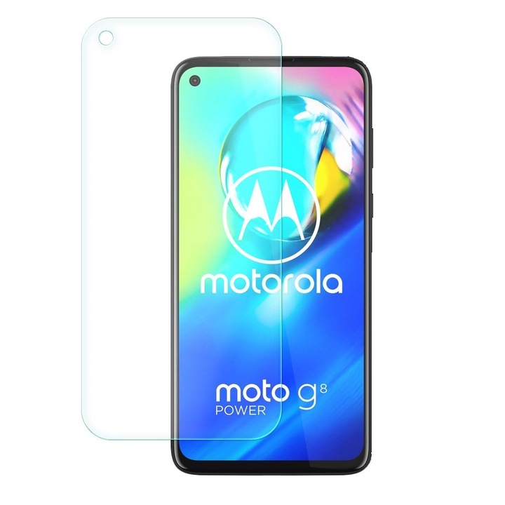 Motorola Moto G8 Power, 9H, Tempered Glass, Transparent védőfólia