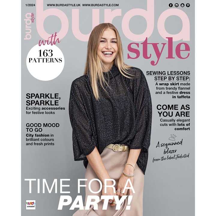 Списание Burda Style януари 2024 г., 01/2024 г
