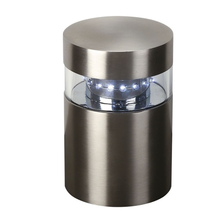 Външна лампа Edinburgh Garden Post IP44 LED Метален Хром Височина 200 mm