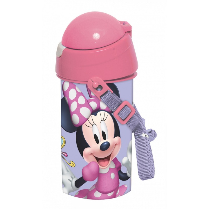 Бутилка за вода с шунка, Disney Minnie, 500 мл