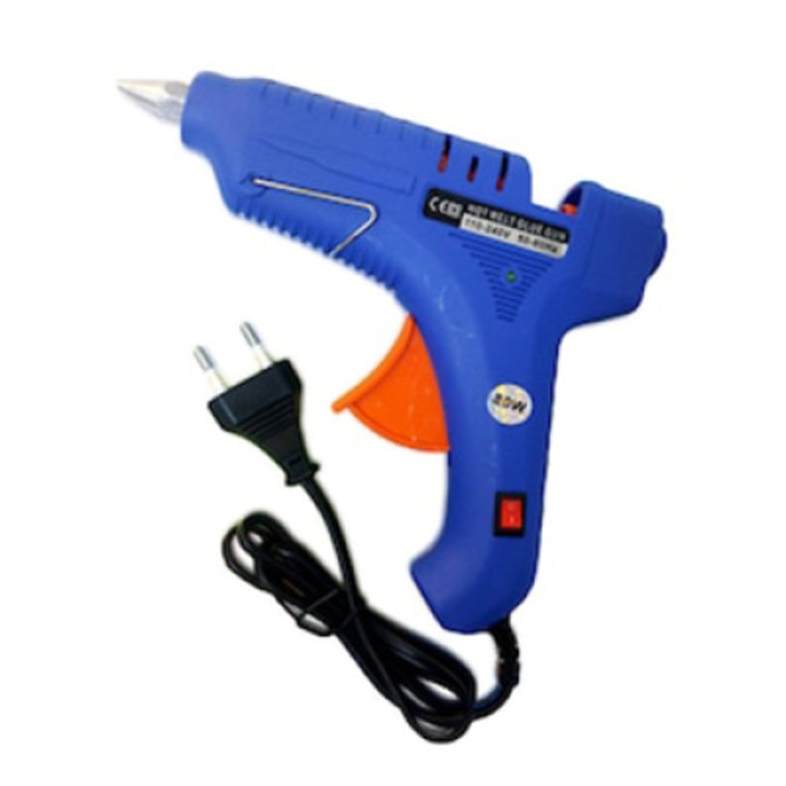 Pistol de lipit cu silicon cald, 100W