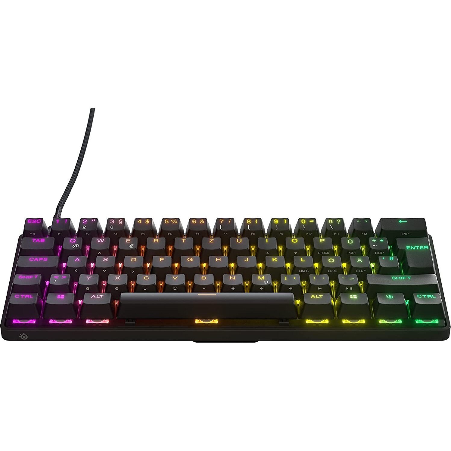 Tastatura gaming SteelSeries Apex Pro Mini, cu fir, Layout DE 