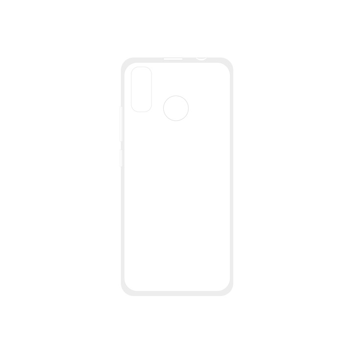 Husa protectie spate compatibil cu smartphone Allview A30PLUS, silicon transparent