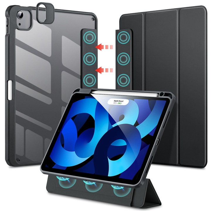 Tok iPad Pro 11" 2021/iPad Air 4/5 2020/2022 készülékhez, Rebound Hybrid Pro, X108, matt fekete