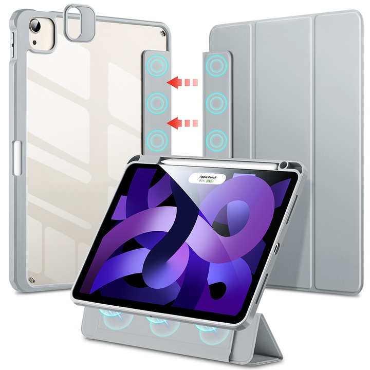 Калъф, съвместим с iPad Pro 11" 2021/iPad Air 4/5 2020/2022, Future Fit, E45, Premium Lexgard, Frosted Grey