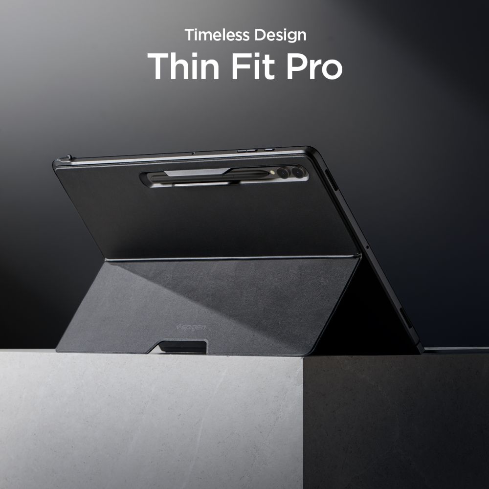 Husa pentru Samsung Galaxy Tab S8 Ultra / S9 Ultra / S10 Ultra - Spigen Thin Fit Pro - Black