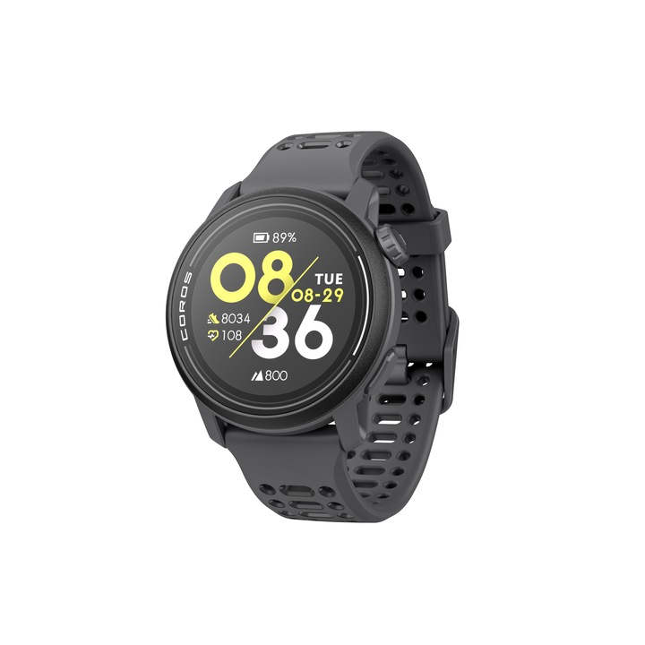 Ceas multisport COROS PACE 3 GPS Sport Watch Black w/ Silicone Band