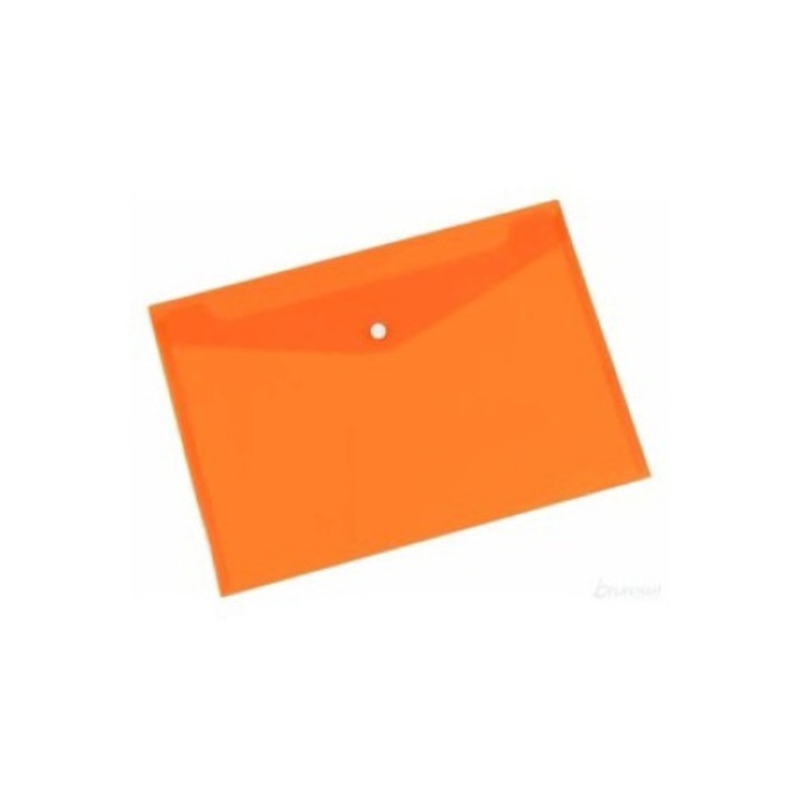 Set 12 mape, Tetis, Polipropilena, A4, Portocaliu