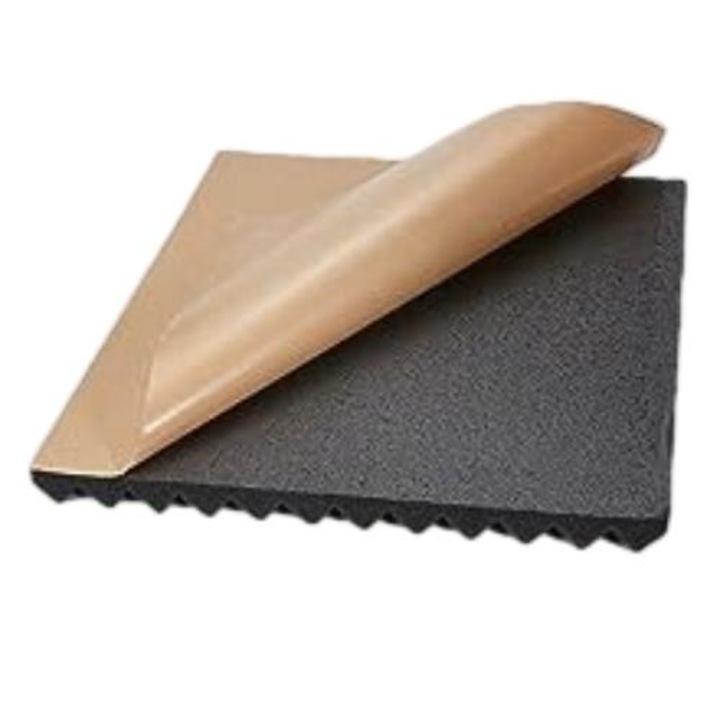 Set 12 panouri acustice, Luka, Spuma, Negru